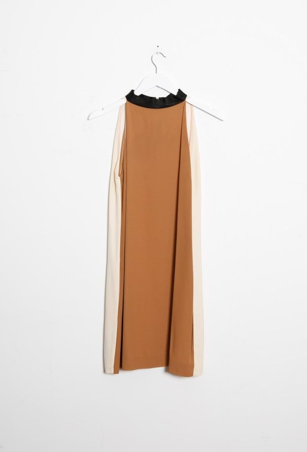 Céline 2011 Colorblock Halter Dress - 8