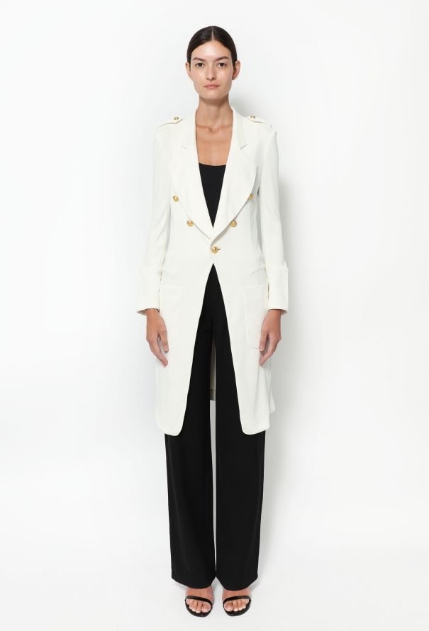 Balenciaga S/S 2005 Nautical Crêpe Coat - 1