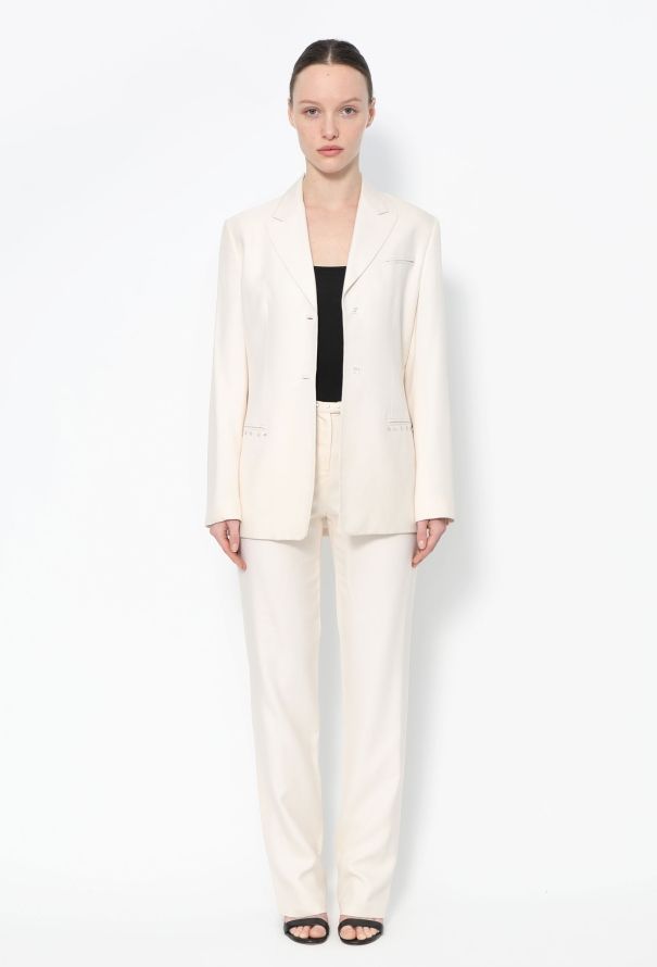 Gianni Versace '80s Embellished Silk Suit - 3