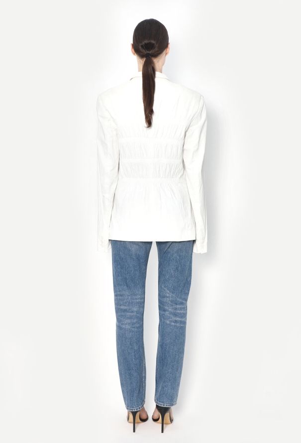 Raf Simons S/S 2008 Cinched Cotton Blazer - 4