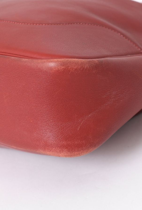 Hermès Red Swift Trim Bag - 8
