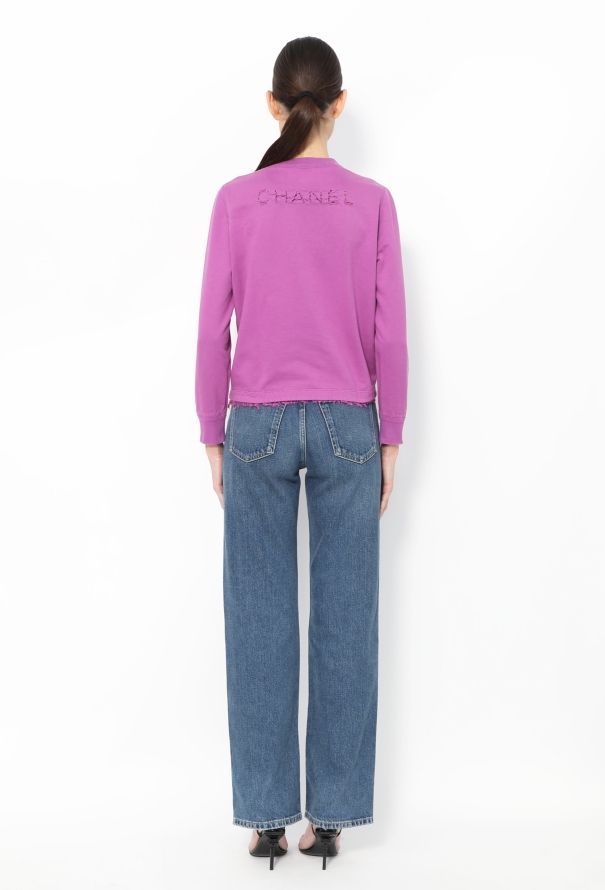 Chanel 2019 Embroidered Clover Sweatshirt - 3