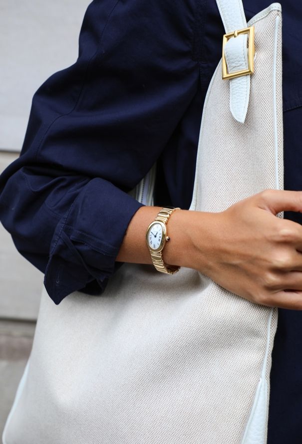 Cartier 18K Yellow Gold Baignoire Watch - 5