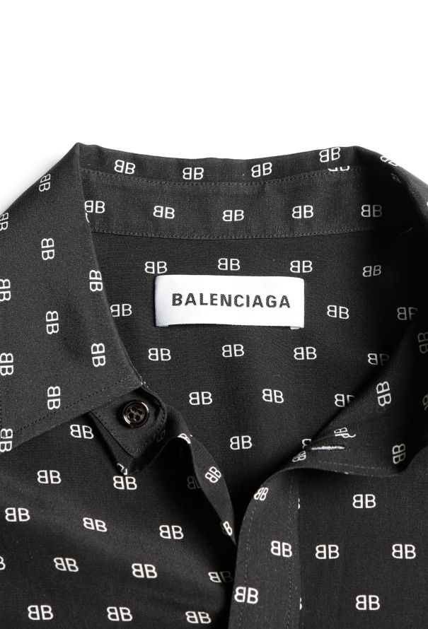 Balenciaga Monogram Silk Tunic - 4