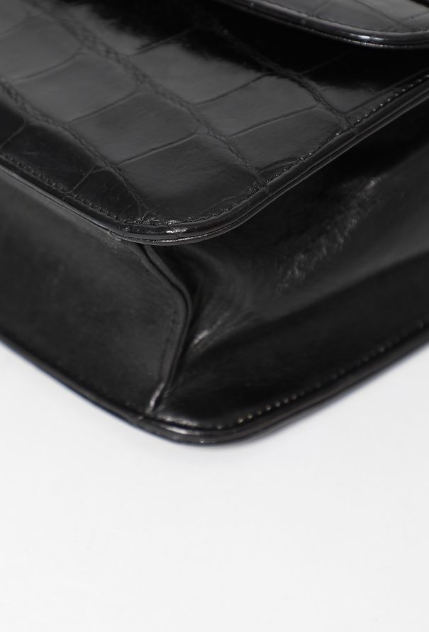 Céline '70s Crocodile Shoulder Bag - 8