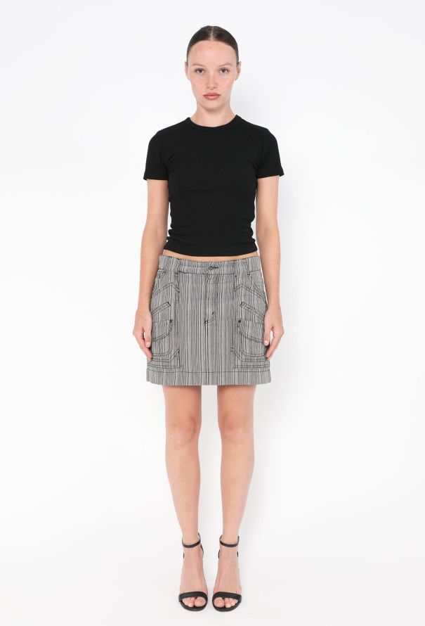 Balenciaga S/S 2001 Denim Cargo Skirt - 3