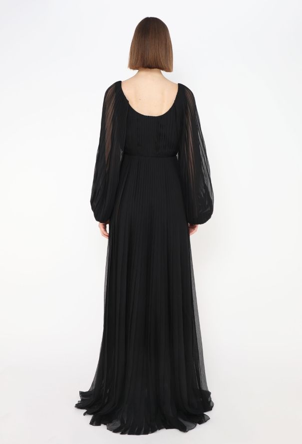 Dior S/S 2024 Pleated Chiffon Gown - 4