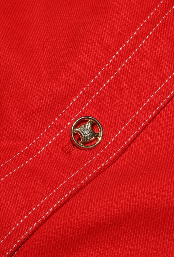 Céline Vintage Denim Triomphe Jacket - 6