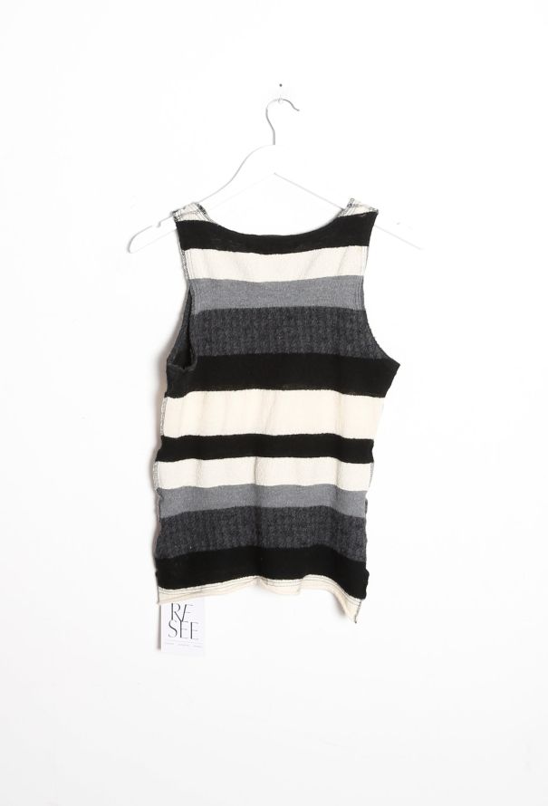 Junya Watanabe 2005 Striped Wool Knit Tank - 7