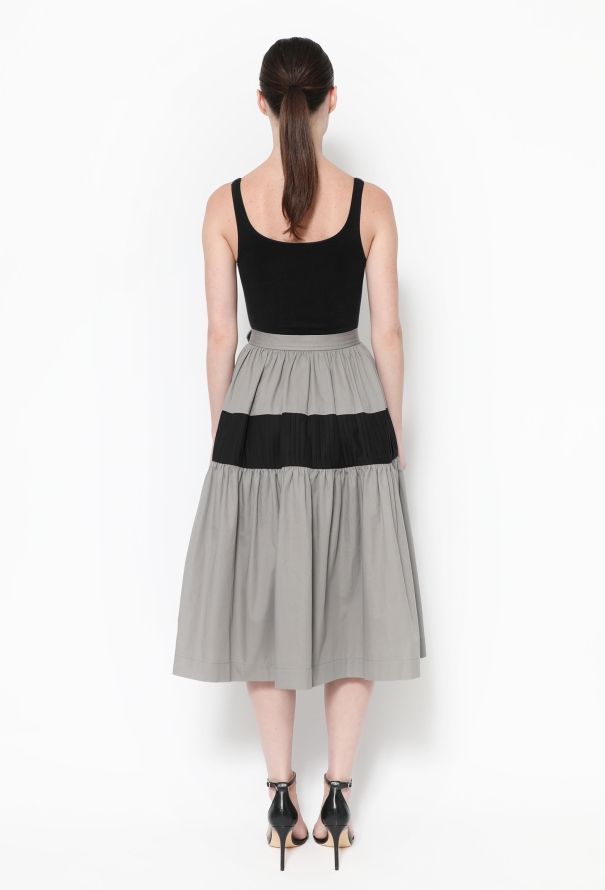 Saint Laurent Late '70s Cotton Peasant Skirt - 4