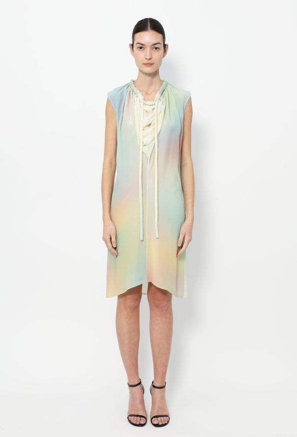 Maison Margiela S/S 2008 Tie-Dye Drawstring Dress - 5