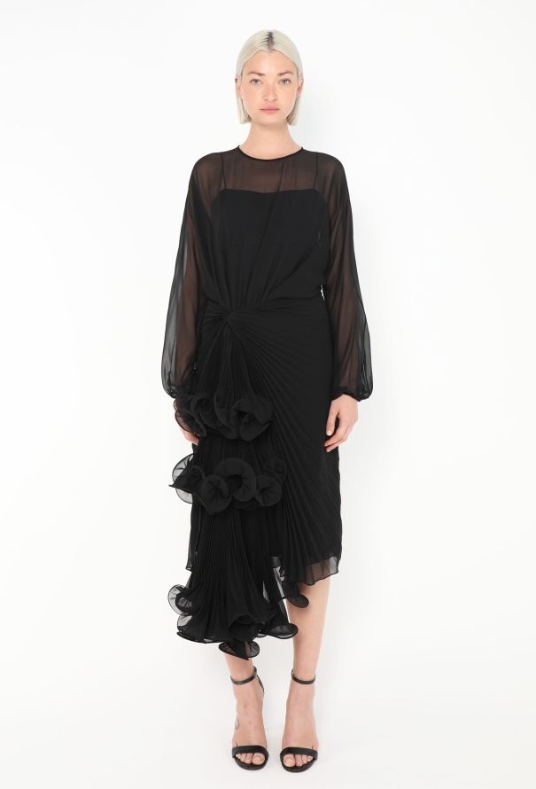 Gucci Resort 2020 Asymmetrical Chiffon Dress - 1