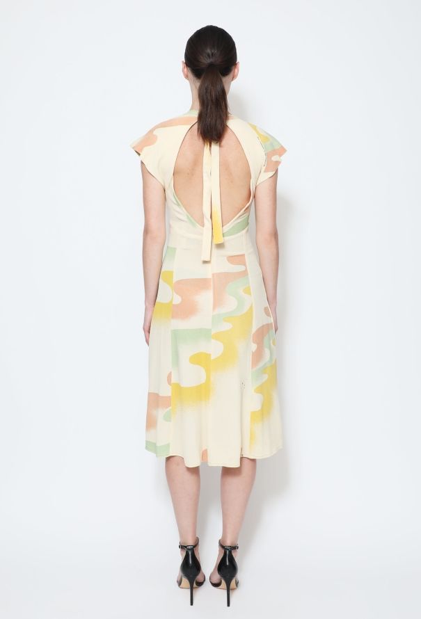 Ossie Clark COLLECTOR Quorum 1965 Moss Crêpe Dress - 2