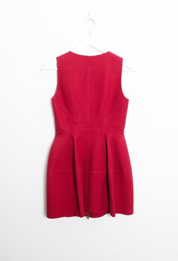 Alaïa Textured Hourglass Zip Dress - 6