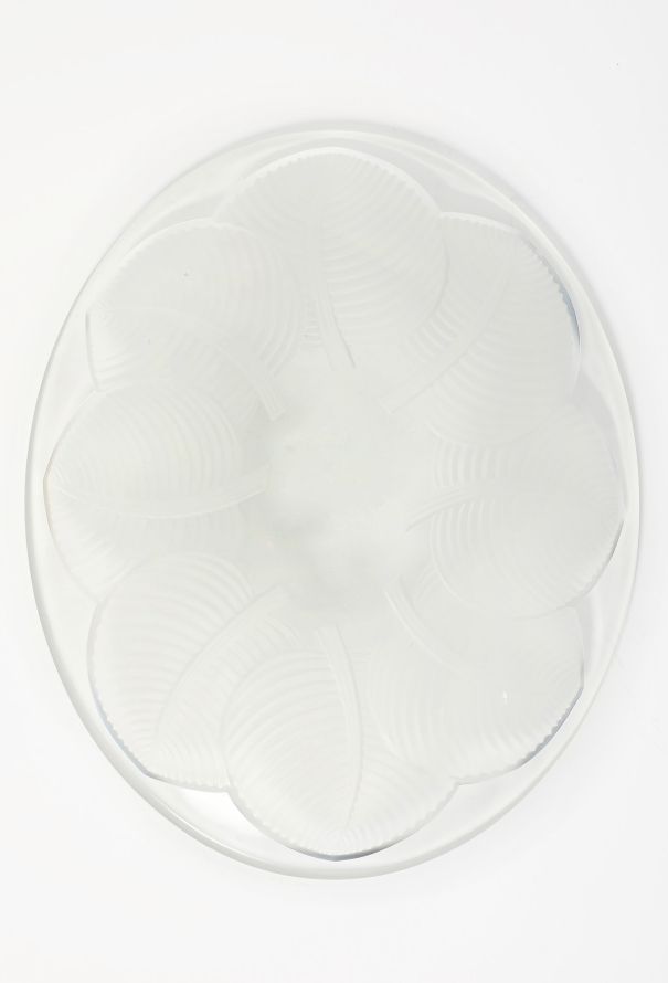 Vintage Objects & Decor 1930s Verlys Art Deco Frosted Plate - 2