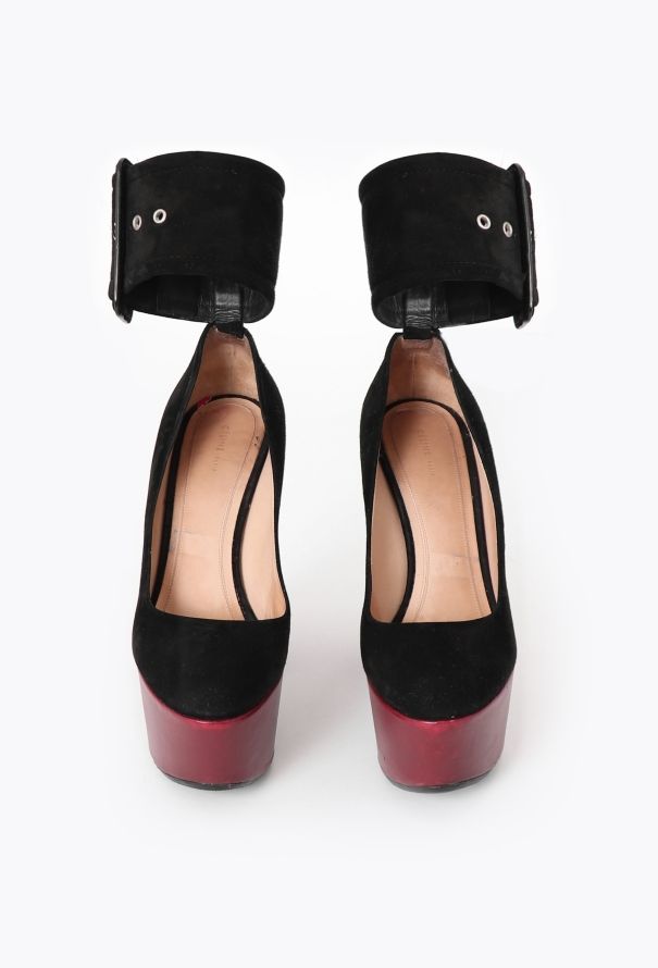 Céline S/S 2012 Suede Platform Heels - 4