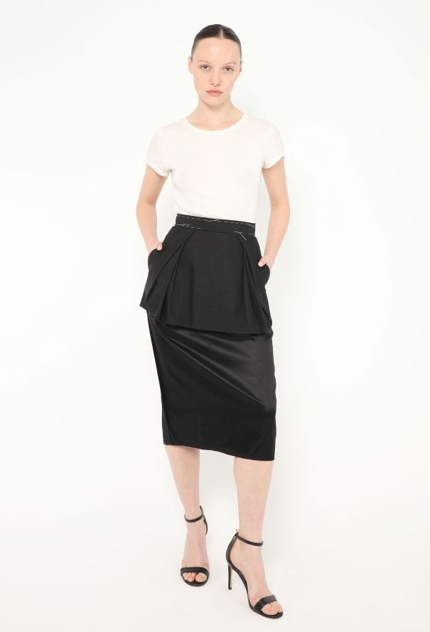 Maison Margiela 2024 Deconstructed Peplum Skirt - 3
