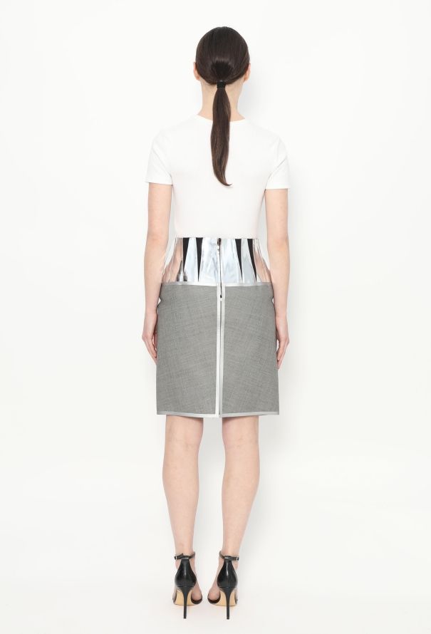 Balenciaga F/W 2008 Metallic Trim Skirt - 5
