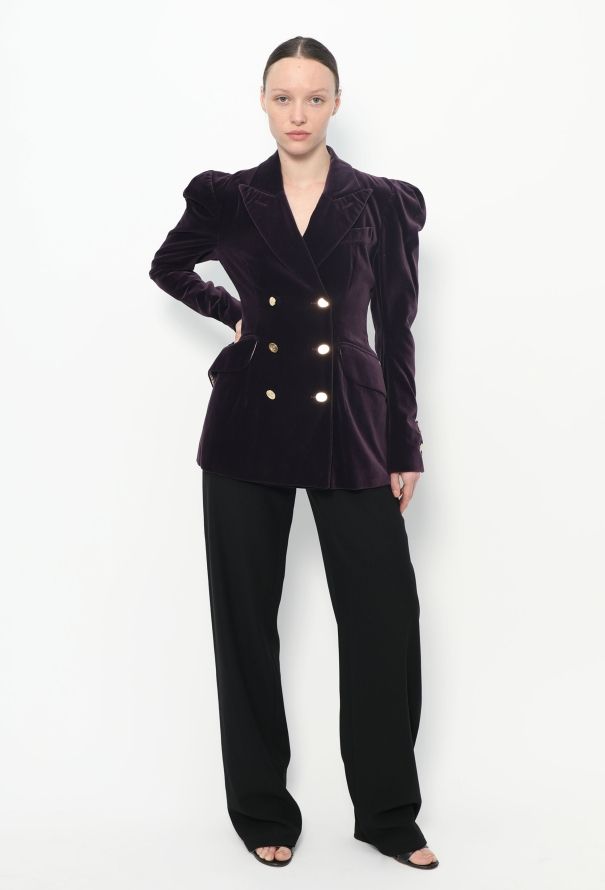 Vivienne Westwood F/W 1994 Sculpted Velvet Blazer - 5