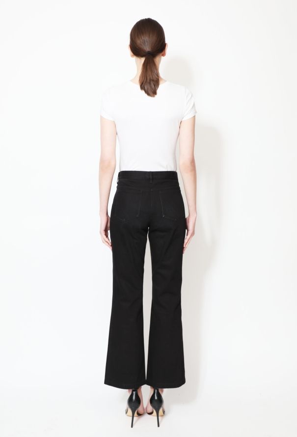Chanel Bootcut Double Pocket Denim Trousers - 3