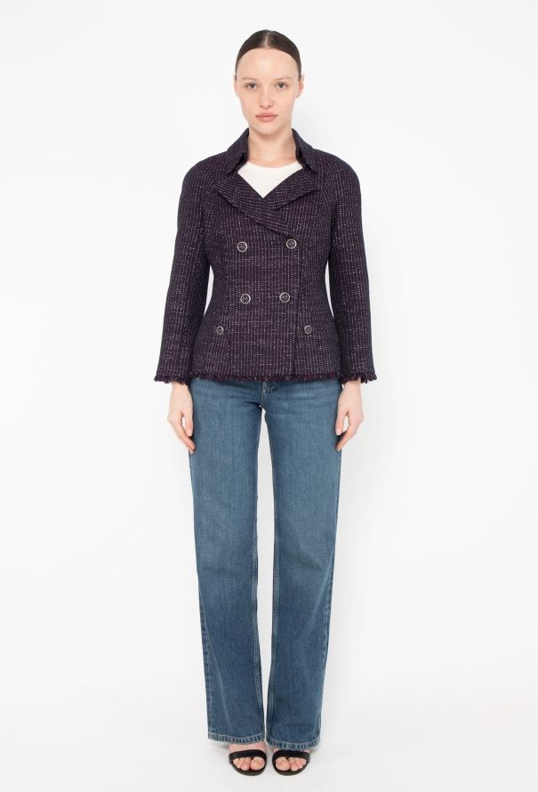 Chanel 2008 Iridescent Tweed Jacket - 2