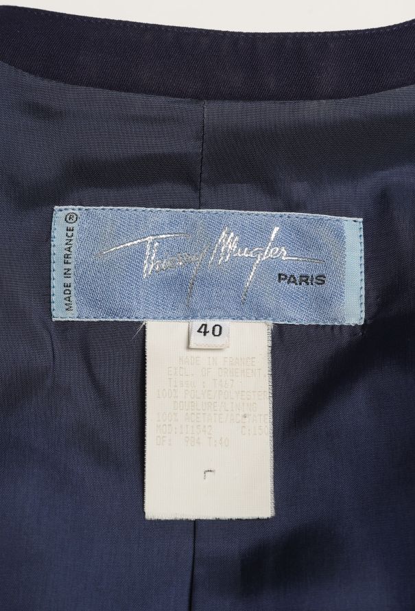 Thierry Mugler '90s Cinched Lace Trim Ensemble - 8