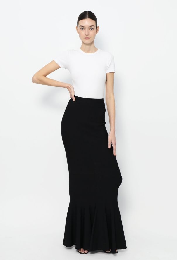 Alaïa F/W 2014 Fluted Maxi Skirt - 5