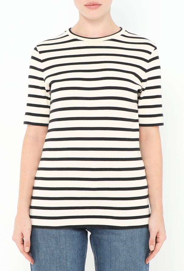 Jil Sander 2021 Marinière Logo T-Shirt - 1