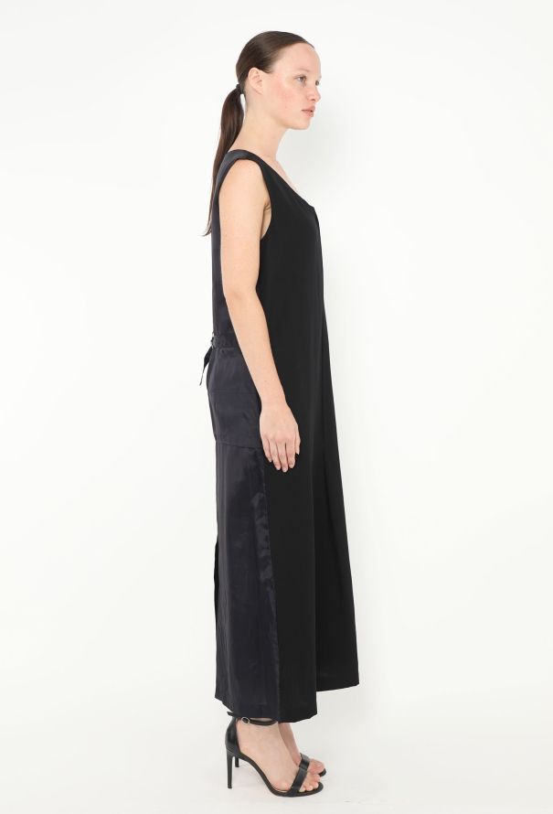 Comme des Garçons '90s Belted Twill Maxi Dress - 3
