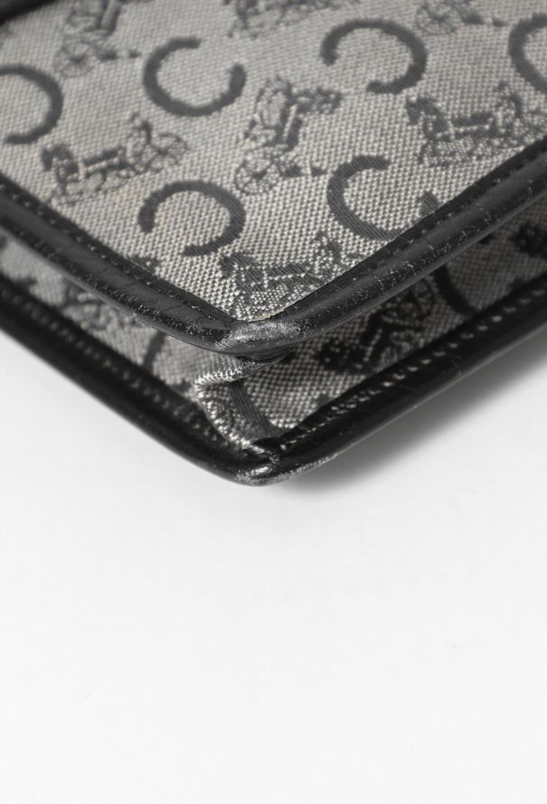 Céline '70s Monogram Envelope Clutch - 10