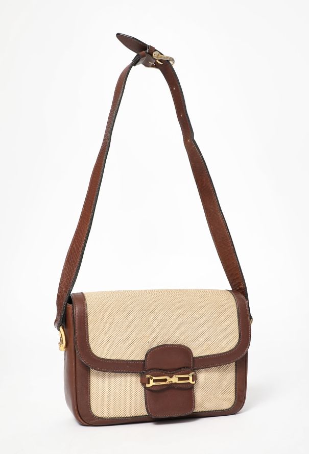 Céline '70s Canvas & Leather Crécy Bag - 2