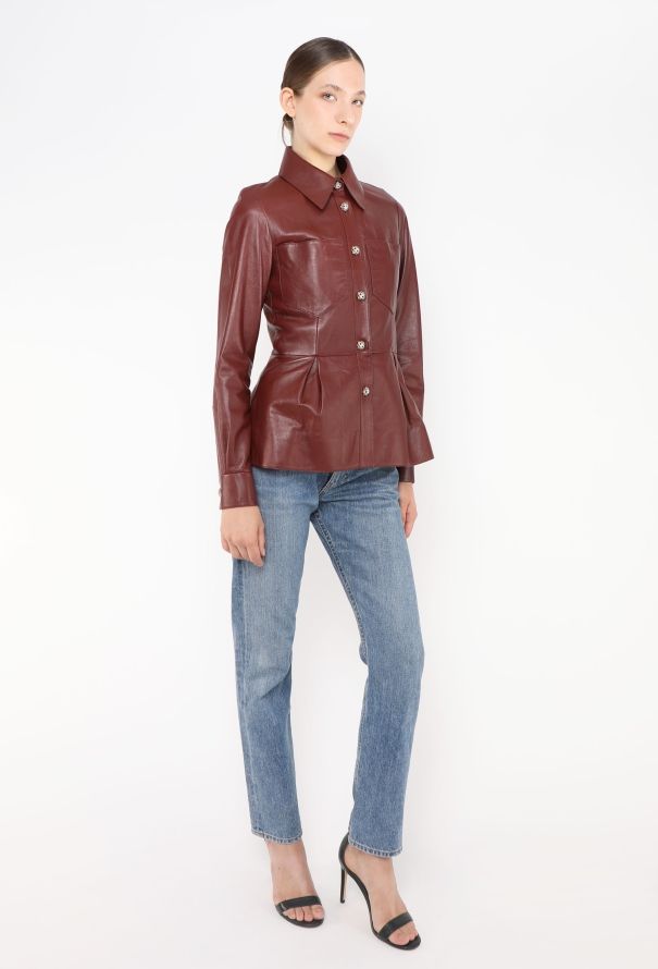 Chanel F/W 2022 Lambskin Gripoix Shirt - 5