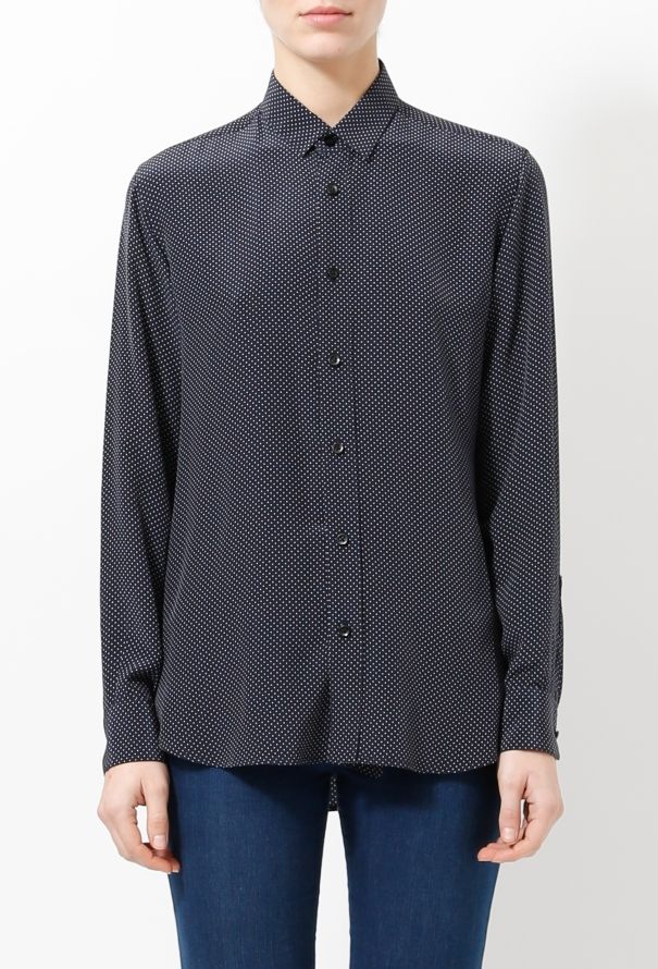 Saint Laurent 2013 Polka Dot Blouse - 1