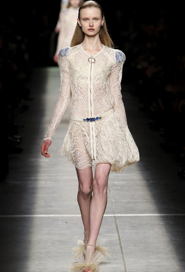 Givenchy F/W 2009 Embellished Lace Balloon Dress - 2