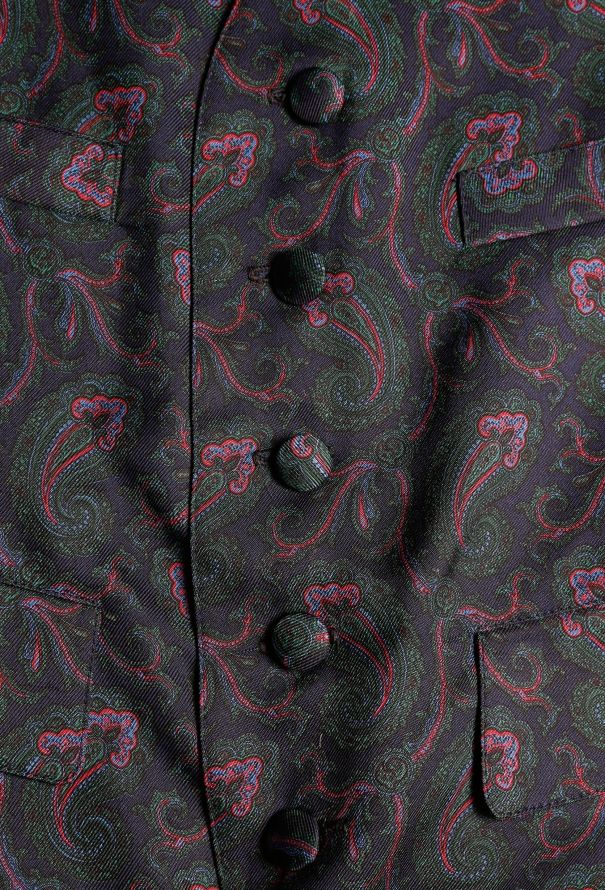 Hermès Vintage Paisley Silk Vest & Tie - 5