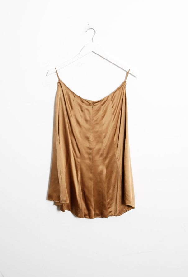 Chanel 2006 Satin Flared 'CC' Skirt - 9