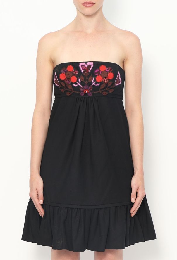 Gucci 2006 Flared Bustier Dress - 2