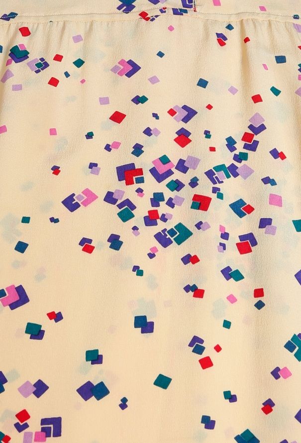 Diane Von Furstenberg '80s Lavallière Silk Dress - 6