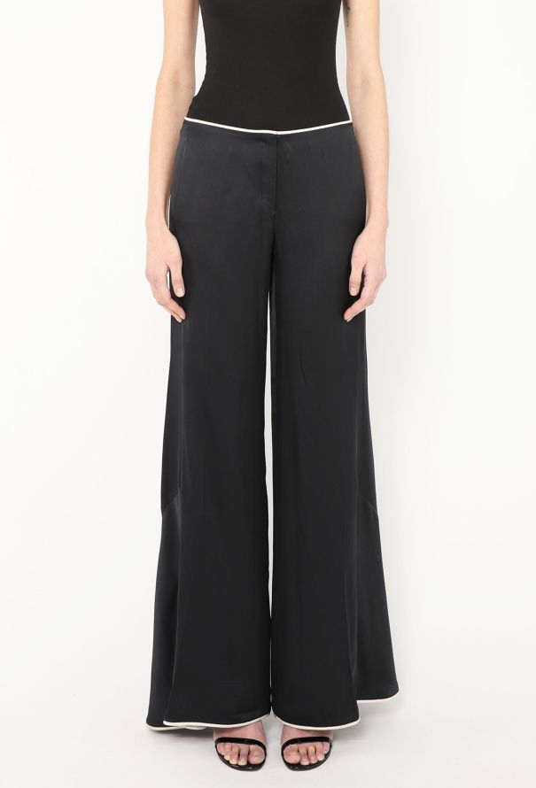 Chanel Resort 2009 Flared Charmeuse Pants - 3