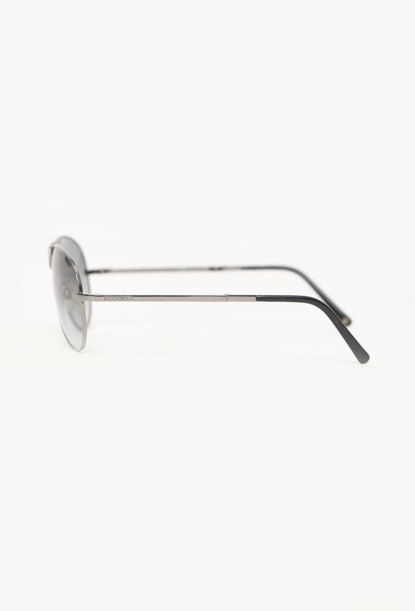 Chanel '90s Foldable Aviator Sunglasses - 5