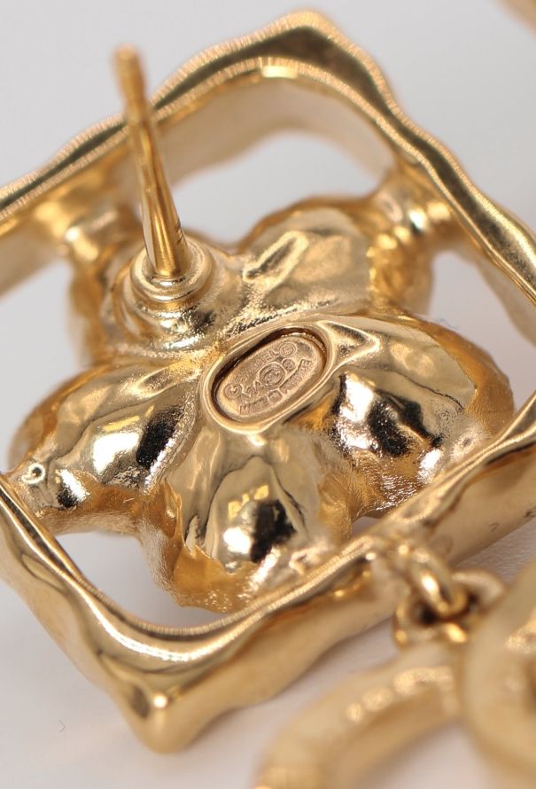 Chanel 2024 Floral Pearl Drop Earrings - 3