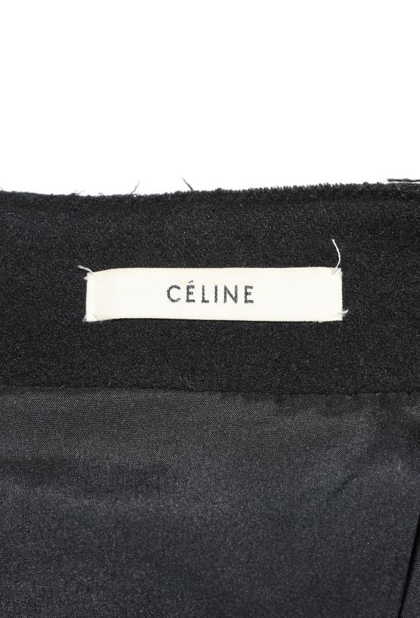 Céline 2014 Felted Charmeuse Pocket Coat - 4