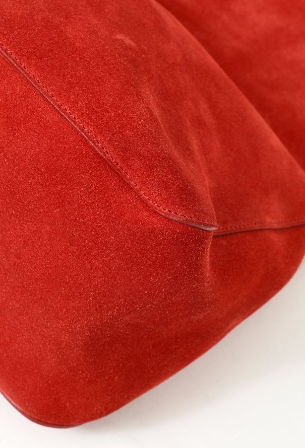 Céline Suede Gourmette Flap Bag - 9