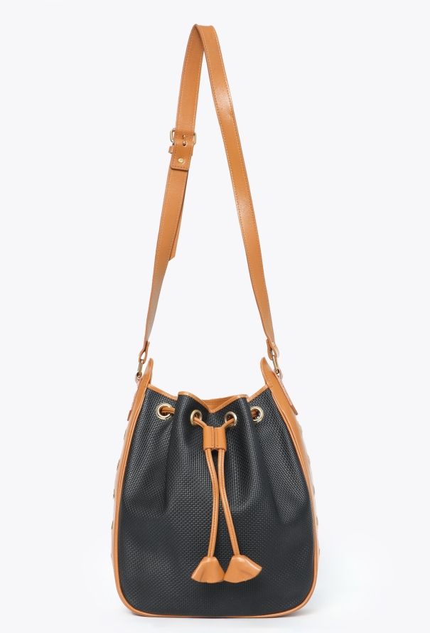 Saint Laurent Vintage Drawstring Tote Bag - 1