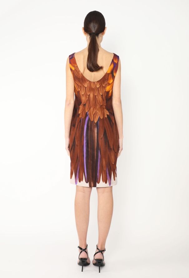 Prada S/S 2005 Silk Feather Dress - 5