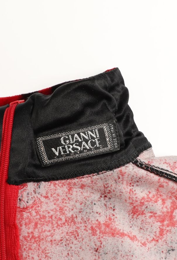 Gianni Versace '90s Velvet Leopard Print Top - 4