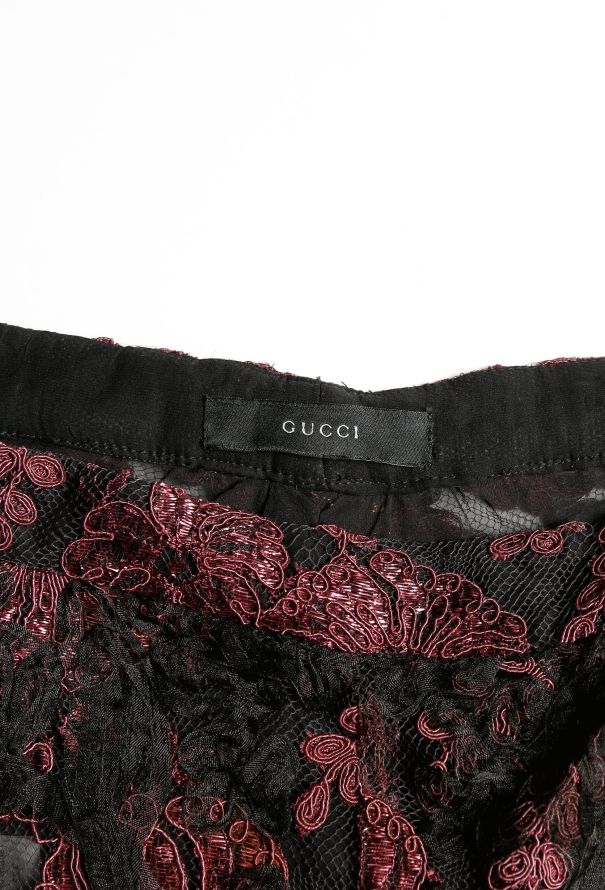 Gucci CAMPAIGN F/W 1999 Lace Palazzo Pants - 6