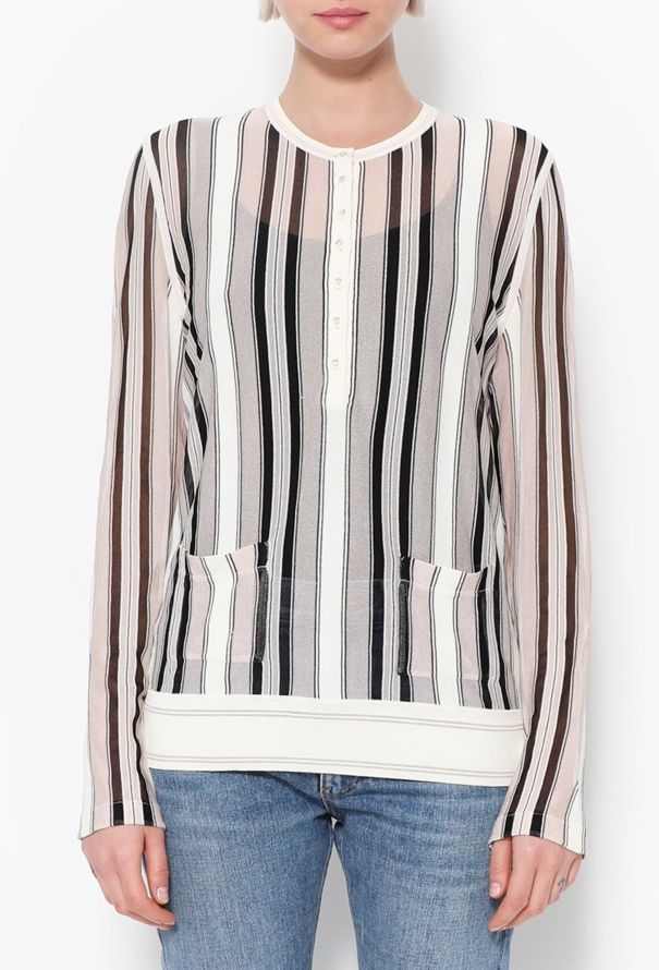Chanel Striped Mesh Top - 1