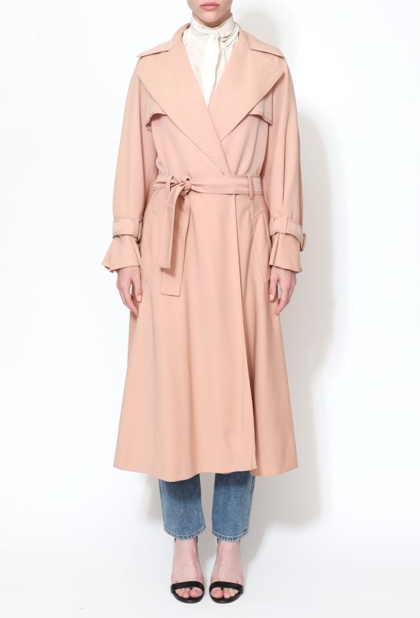 Ted Lapidus ‘70s Twill Belted Trench Coat - 3