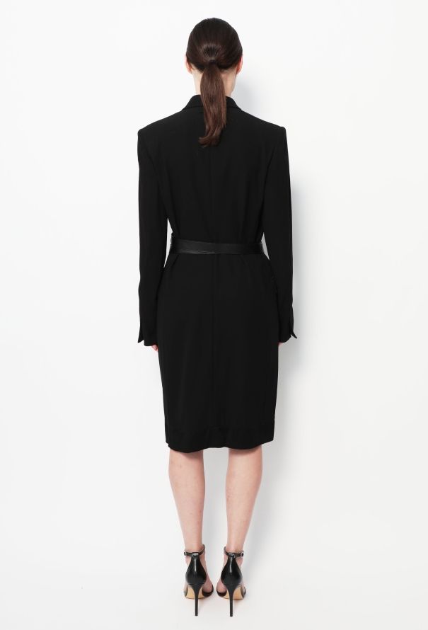 Jean Paul Gaultier 90s Belted Smoking Dress - 3